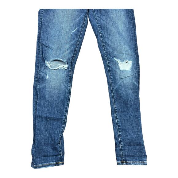 LOFT Modern Skinny Jeans sz 25 0 Womens XS Distressed - Picture 2 of 7